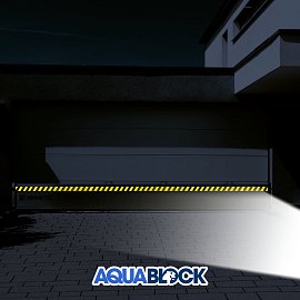 Paratia antiallagamento Aquablock notte
