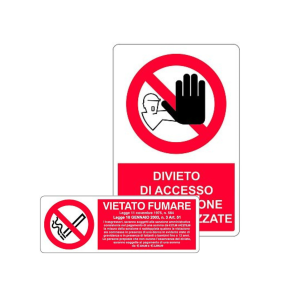 Categoria pittogramma con testo