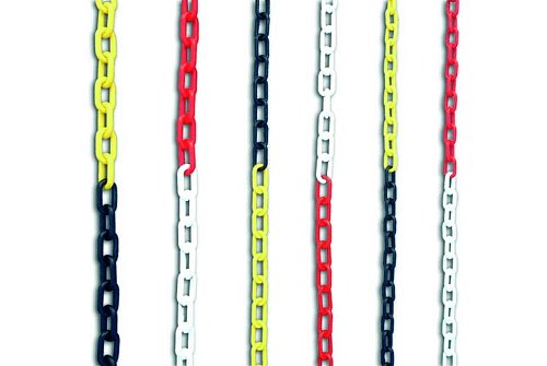 Catena Giallo/Nera in PVC mm. 8x29x49 G/N