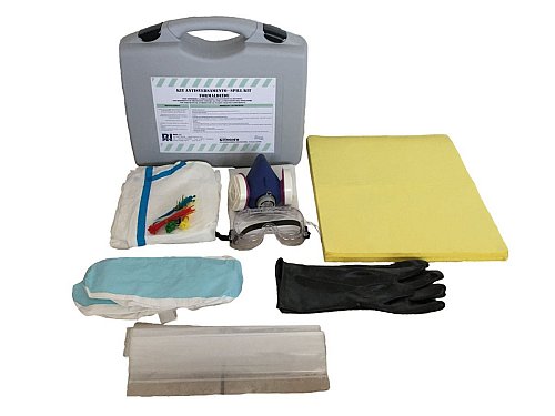 Kit antisversamento per formaldeide in valigia PP cm 45 x 39 x 12,9 h
