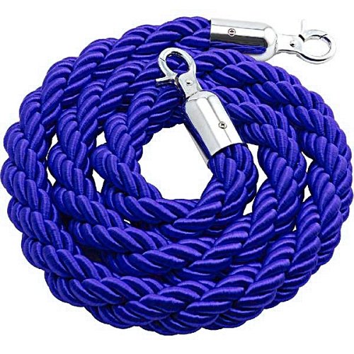 Cordone di delimitazione Blu con morsetto Silver mt. 2