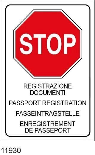 Registrazione Documenti - Alluminio piano - Conf 10 pz.