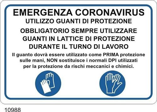 Utilizzare guanti di protezione.. - A - Alluminio - 250x350 mm - Conf 10 pz