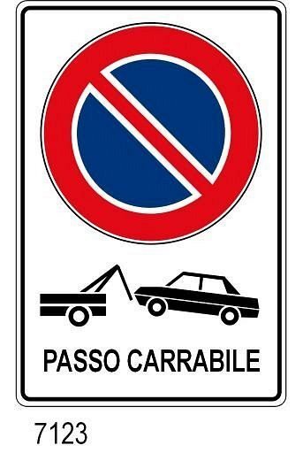 Passo carrabile - B - Ferro Scatolato Rifrang. - 400x600 mm