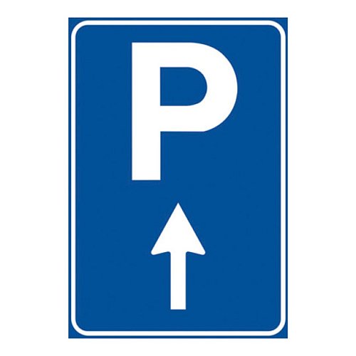 Parcheggio a diritto - B - Ferro CL.1 60x90 cm