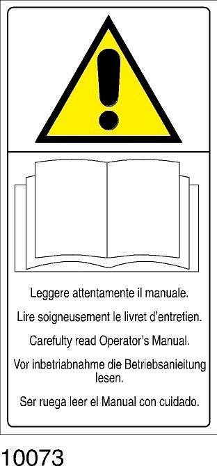 Pericolo Leggere attentamente manuale