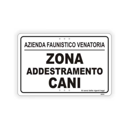 Zona addestramento cani