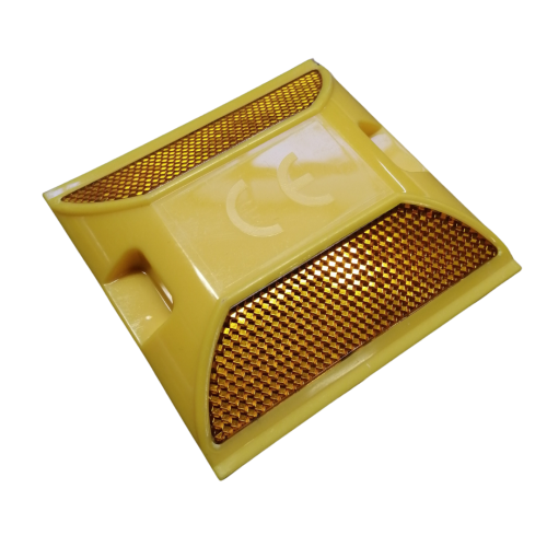 Occhi di Gatto Gialli Rifrangenti Bifacciali 10x10 cm