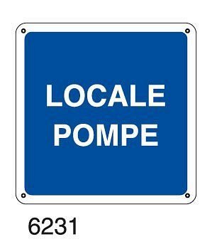 Locale pompe - C - Alluminio 230x230 mm