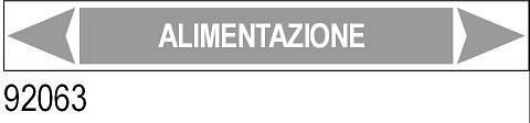 Alimentazione - etichetta