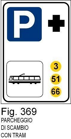 Parcheggio di scambio con tram - B - Ferro CL.2 60x90 cm