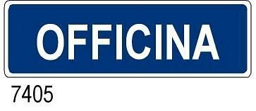 Officina - A - Alluminio - 350x125 mm - Conf 10 pz.