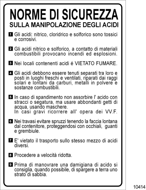 Manipolazione acidi