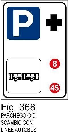 Parcheggio di scambio con linee autobus - D - Alluminio CL.2 135x200 cm