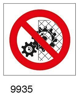 Vietato rimuovere i dispositivi di sicurezza - etichetta - 25pz