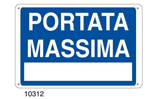 Portata massima - C - Alluminio 500x330 mm - Conf 10 pz.