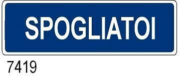 Spogliatoi - B - Alluminio - 800x250 mm