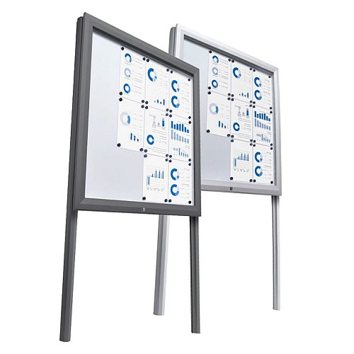 Montanti per Bacheche da Esterno - Altezza 200cm