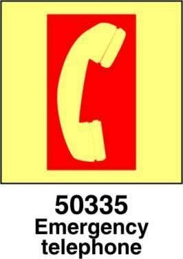 Emergency telephone - A - PVL 150x150 mm