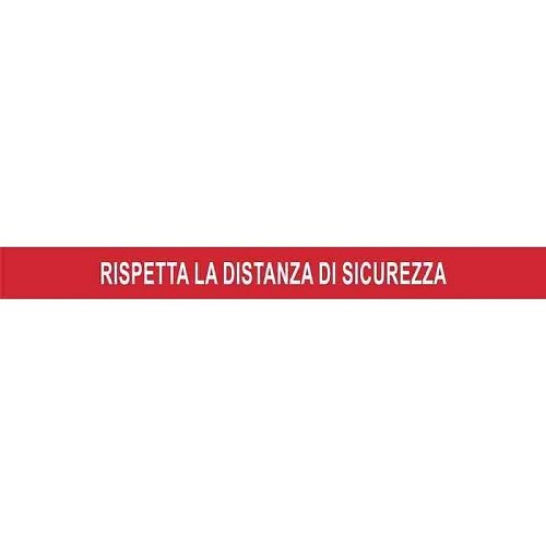 Rispetta la distanza di sicurezza 1000x80 mm