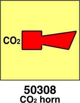 CO2 horn - A - PVL 150x150 mm - Conf 10 pz.