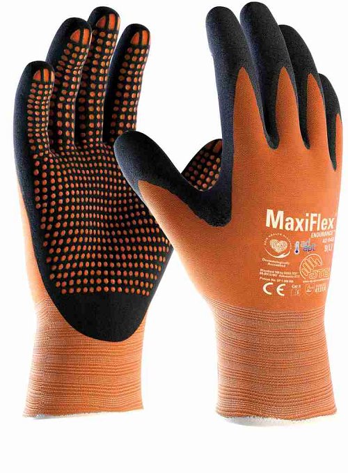 Guanti ATG MAXIFLEX ENDURANCE Rivestimento palmo puntinato - Taglia S