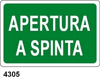Apertura a spinta - B - Alluminio 500x330 mm