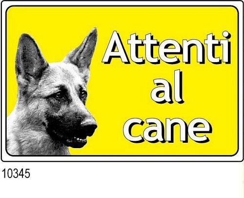 Attenti al cane mm 300x200
