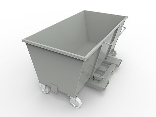 Contenitore Ribaltabile - Portata Lt 750 - Grigio