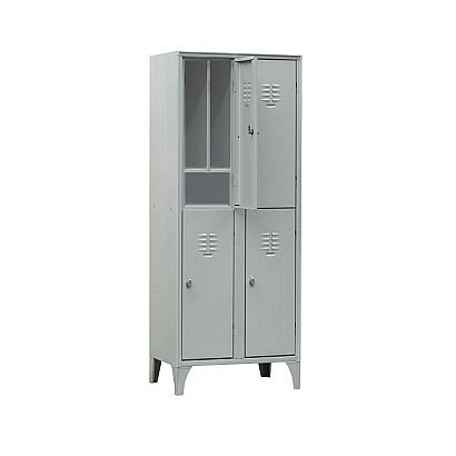 Armadietto sovrapposto con tramezza e porta scarpe 2 Colonne con volume: 0,63 mc