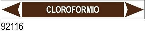 Cloroformio - etichetta - B - PVC adesivo - 350x60 mm