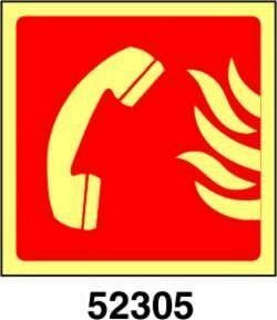 Fire telephone - A - PVL 100x100 mm