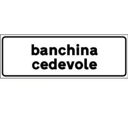 Banchina Cedevole - C - Alluminio CL.2 105x35 cm