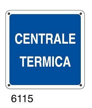 Centrale termica - A - Alluminio 120x120 mm - Conf 10 pz.
