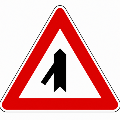 Confluenza a sinistra - B - Ferro CL.1 90cm