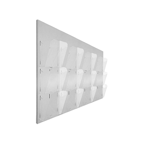 Espositore Porta Depliant da Parete 4-9-12 tasche