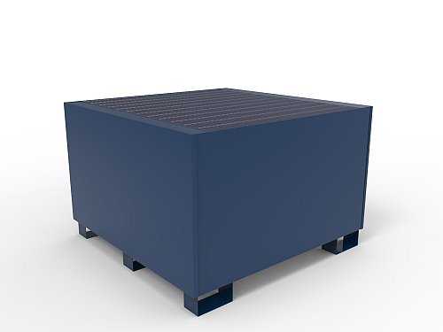 Vasca ecologica fissa per cisternetta - Capacità Lt 1000 - Blu