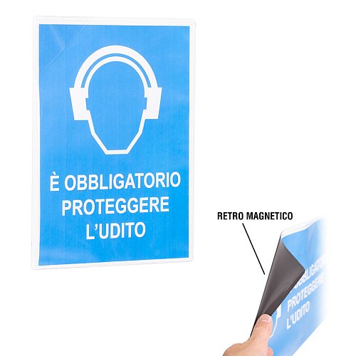 Porta Avvisi in PVC con Retro Magnetico