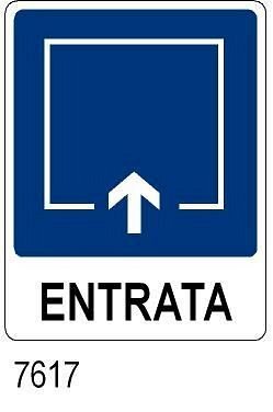 Entrata - A - Alluminio - 160x210 mm - Conf 10 pz.
