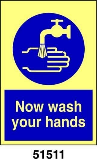 Now wash your hands