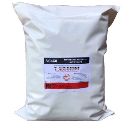 Assorbente universale vegetale ignifugato mm. 0,50-1,50 1 sacco 45 lt.