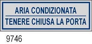 Etichetta adesiva Aria Condizionata 170x45 mm