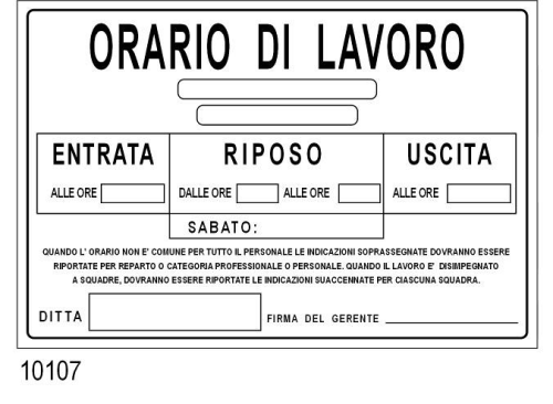 Orario di lavoro