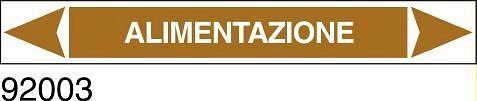Alimentazione - etichetta