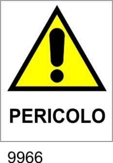 Pericolo - etichetta - 25pz