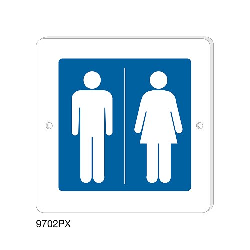 Servizi - Plexiglass - B - 150x150 mm - Monofacciale - 2 Fori