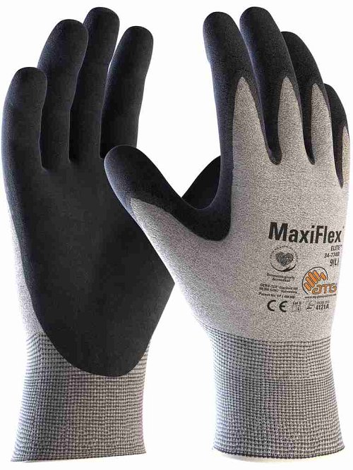 Guanti ATG MAXIFLEX ELITE Palmo rivestito, polso a maglia - Taglia M