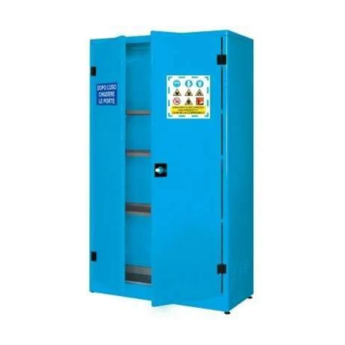 Armadio componibile per liquidi chimici 1075x500x1850 mm