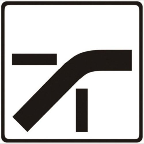 Andamento della strada principale - B - Alluminio CL.1 60cm