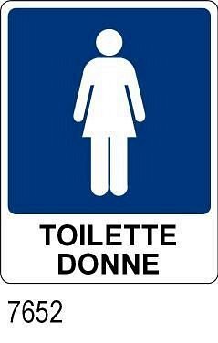 Toilette Donne - B - Alluminio - 230x310 mm - Conf 10 pz.